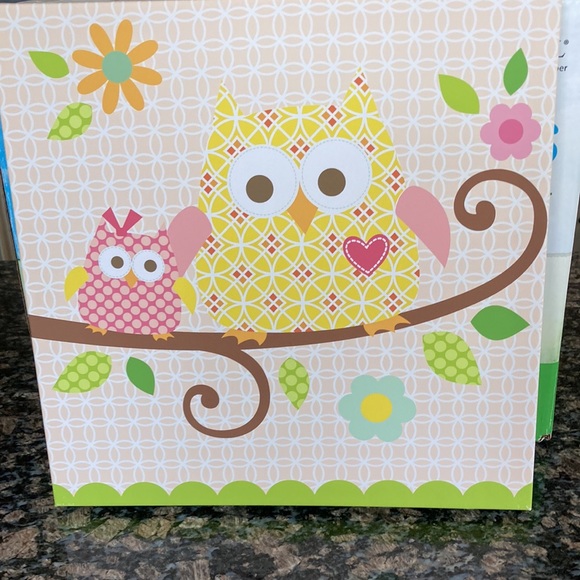 KIDS LINE DENA HAPPY TREE 2PC CANVAS WALK ART - Picture 2 of 8